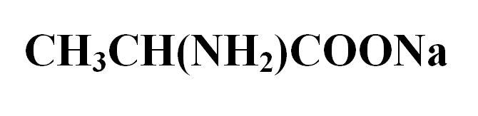 CH3CH(NH2)COONa-Natri+2+aminopropanat-3385